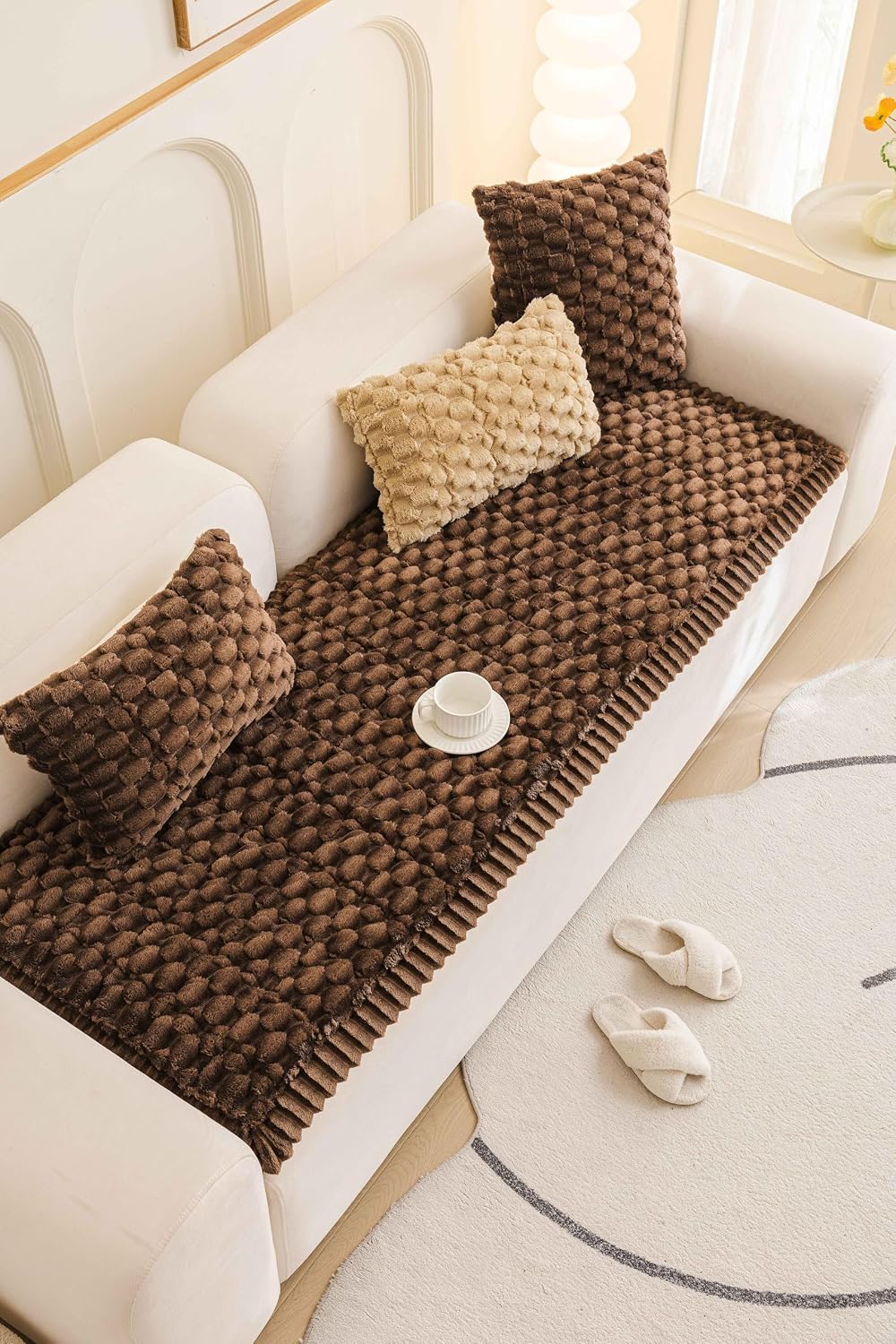 Pet Couch Cover for Dogs Washable Pet-Friendly Dog Sofa Protector